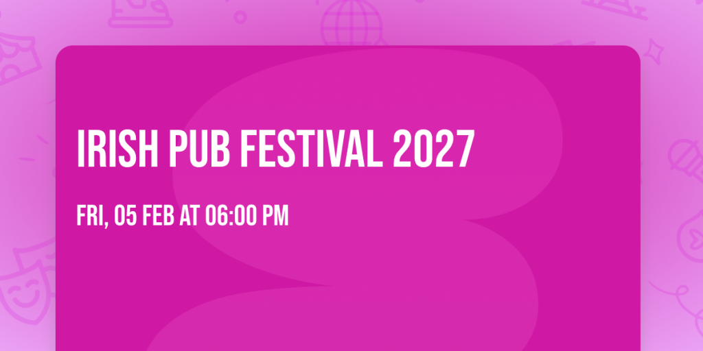 Irish Pub Festival 2027 in Deventer