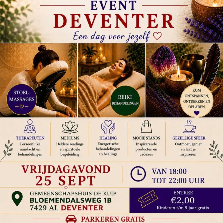 AISA Holistisch Therapeutische Event — open-dag in Deventer